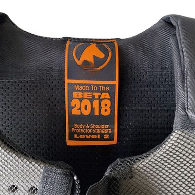 Сертифицированный детский чёрный жилет из пены для активной конной езды