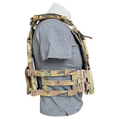 Унисексный жилет из полиэстера для защиты тела с дизайном Molle