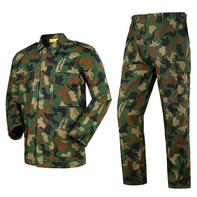 Личный рипстоп T/C 65% полиэстер 35% хлопок BDU костюм черный Нет логотипов