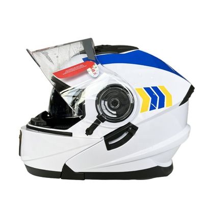 Шлем для езды на мотоцикле ABS Full Face Shield для универсального сезона без узора