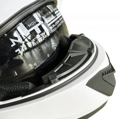 Шлем для езды на мотоцикле ABS Full Face Shield для универсального сезона без узора