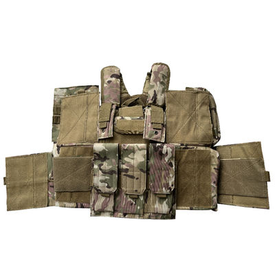 Камуфляжный защитный бронежилет FDY21 с системой Molle
