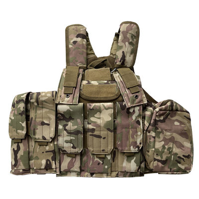 Камуфляжный защитный бронежилет FDY21 с системой Molle